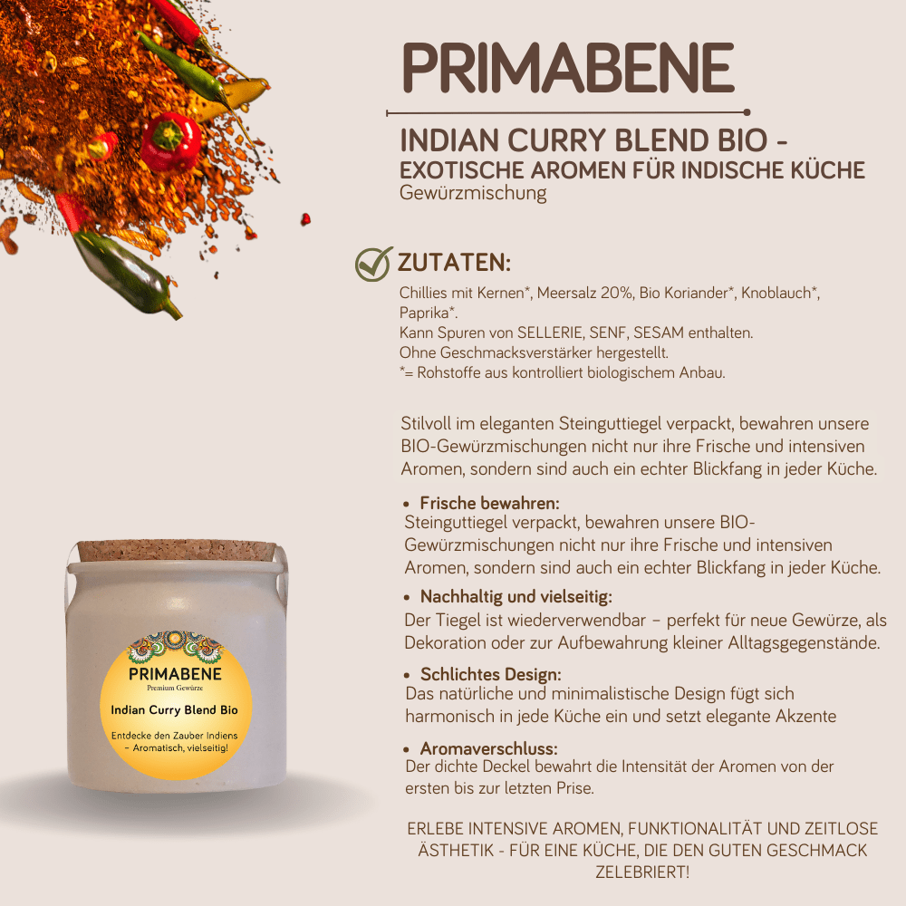 Bild von Gewürzmischung Curry Indian Style Bio